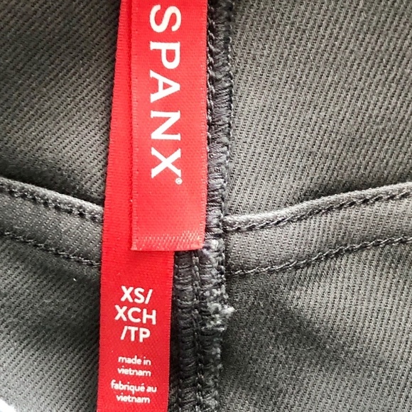 SPANX Stretch Twill Straight Leg Pants, Womens, Hazy Blue‎ Grey Size XS, NEW - Picture 9 of 14